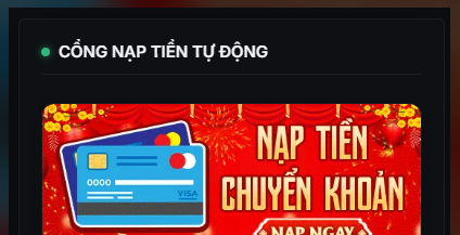 Nạp Tiền Chuyển Khoản